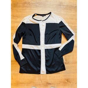 Elegant W118 by Walter Baker blouse Sz S White Back